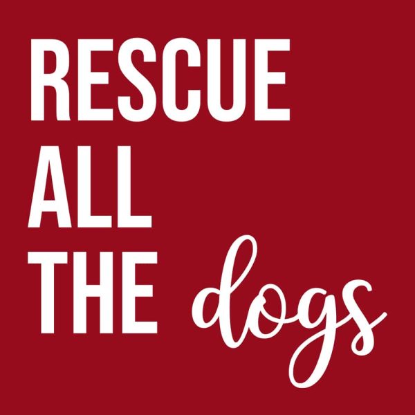 Rescue All The Dogs ! Standard Tee Red - Image 2