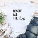Rescue All The Dogs ! Standard Tee White