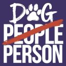 Dog Person Standard Tee Purple