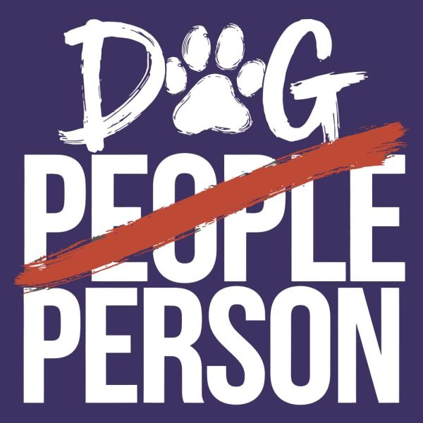 Dog Person Standard Tee Purple - Image 2