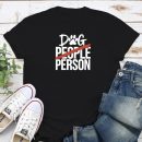 Dog Person Standard Tee Black