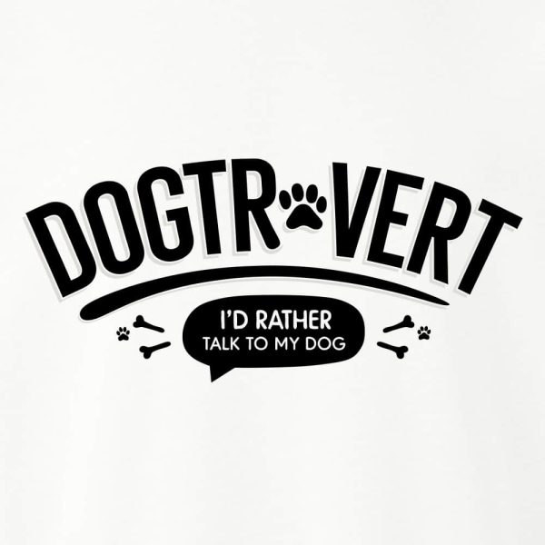 Dogtrovert Standard Tee White - Image 2