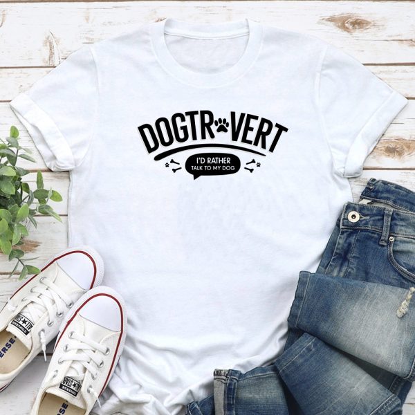 Dogtrovert Standard Tee White