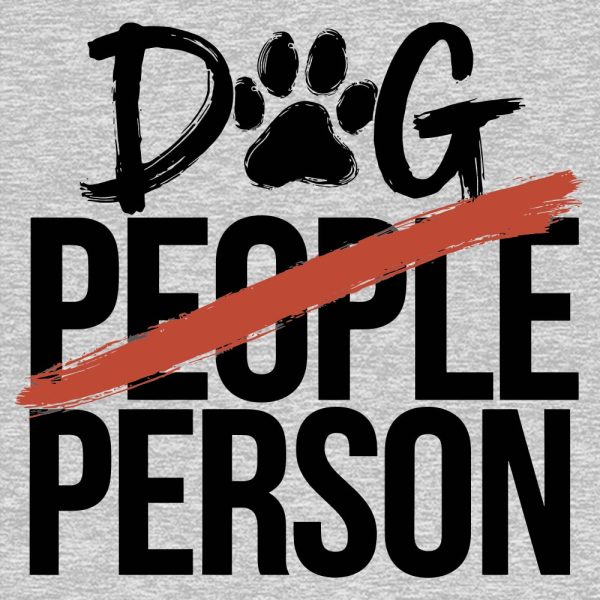 Dog Person Standard Tee Heather Grey - Image 2