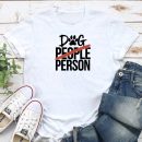 Dog Person Standard Tee White