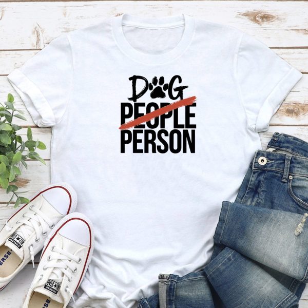 Dog Person Standard Tee White