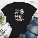 Mess With Me, I Fight Back. Mess With My Dog And They Will Never Find Your Body Standard Tee Black
