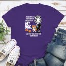 Mess With Me, I Fight Back. Mess With My Dog And They Will Never Find Your Body Standard Tee Purple